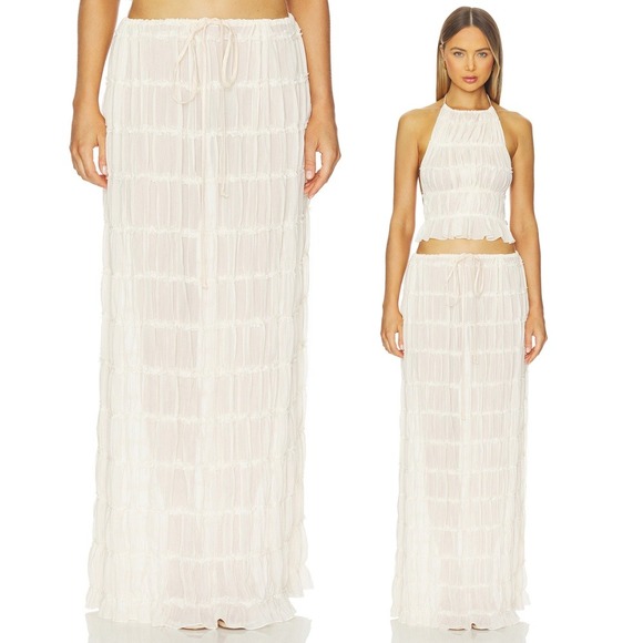 Arcina Ori Dresses & Skirts - NWT Arcina Ori Juliette Skirt Cream Medium Maxi Tiered